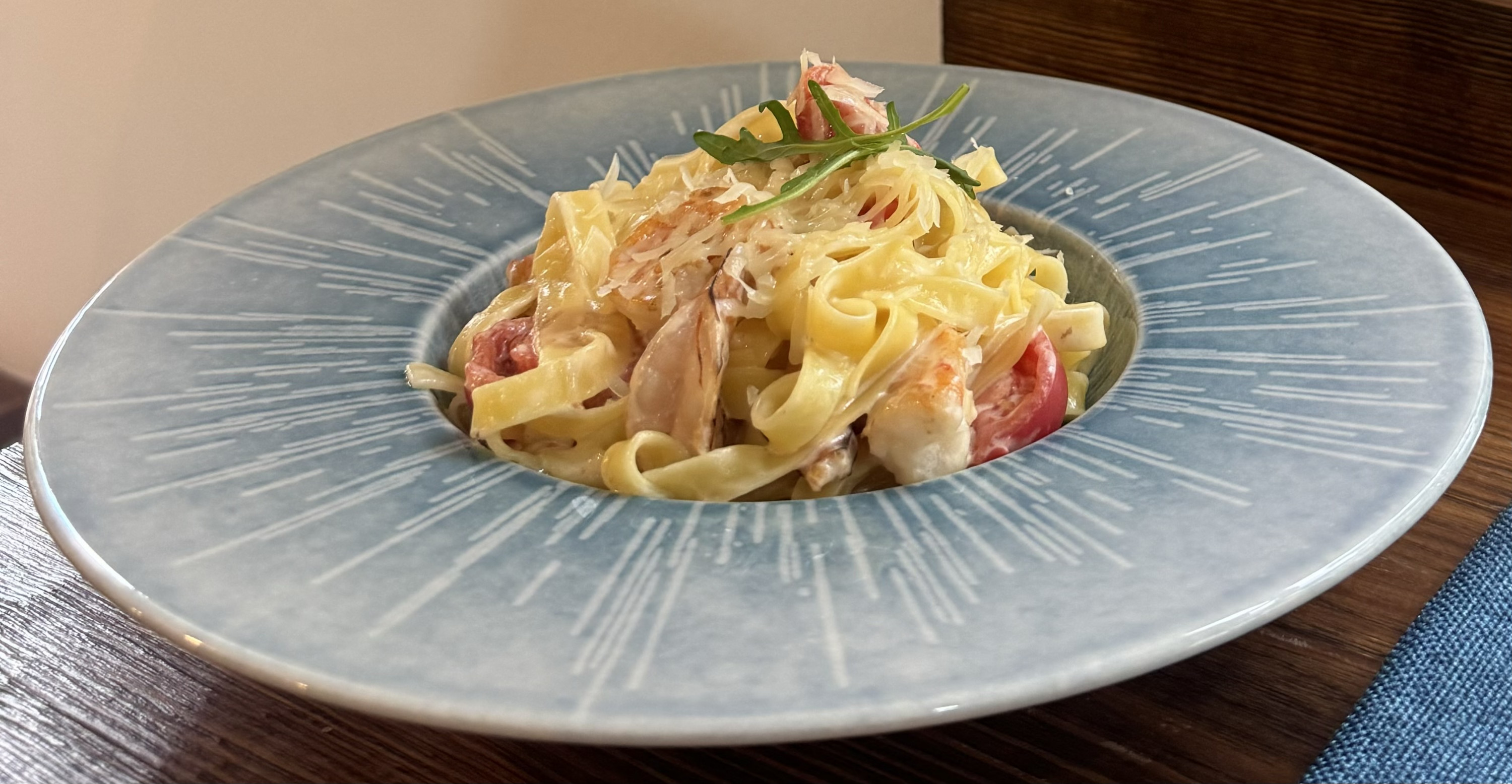 Паста с креветками