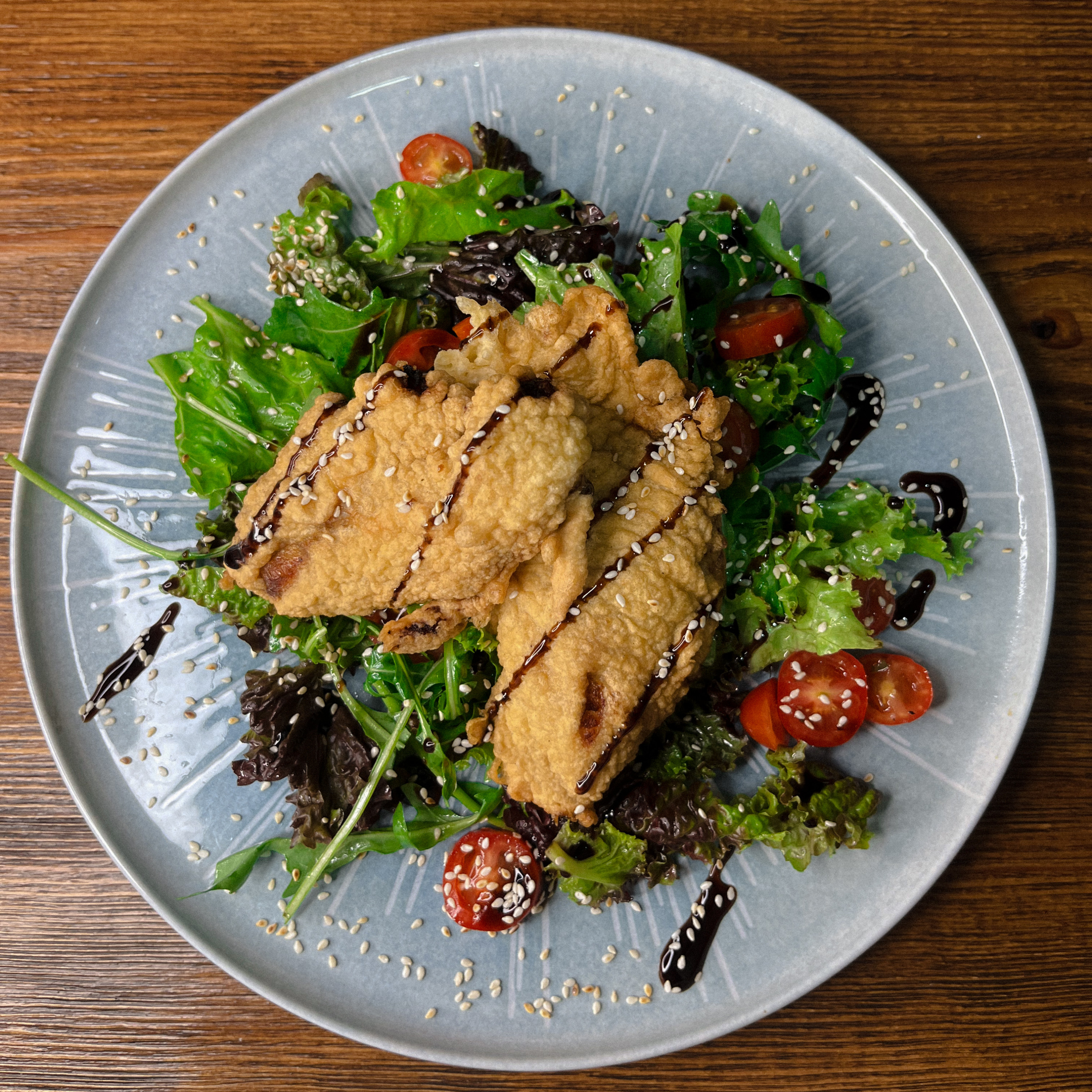 Судак в кунжуте