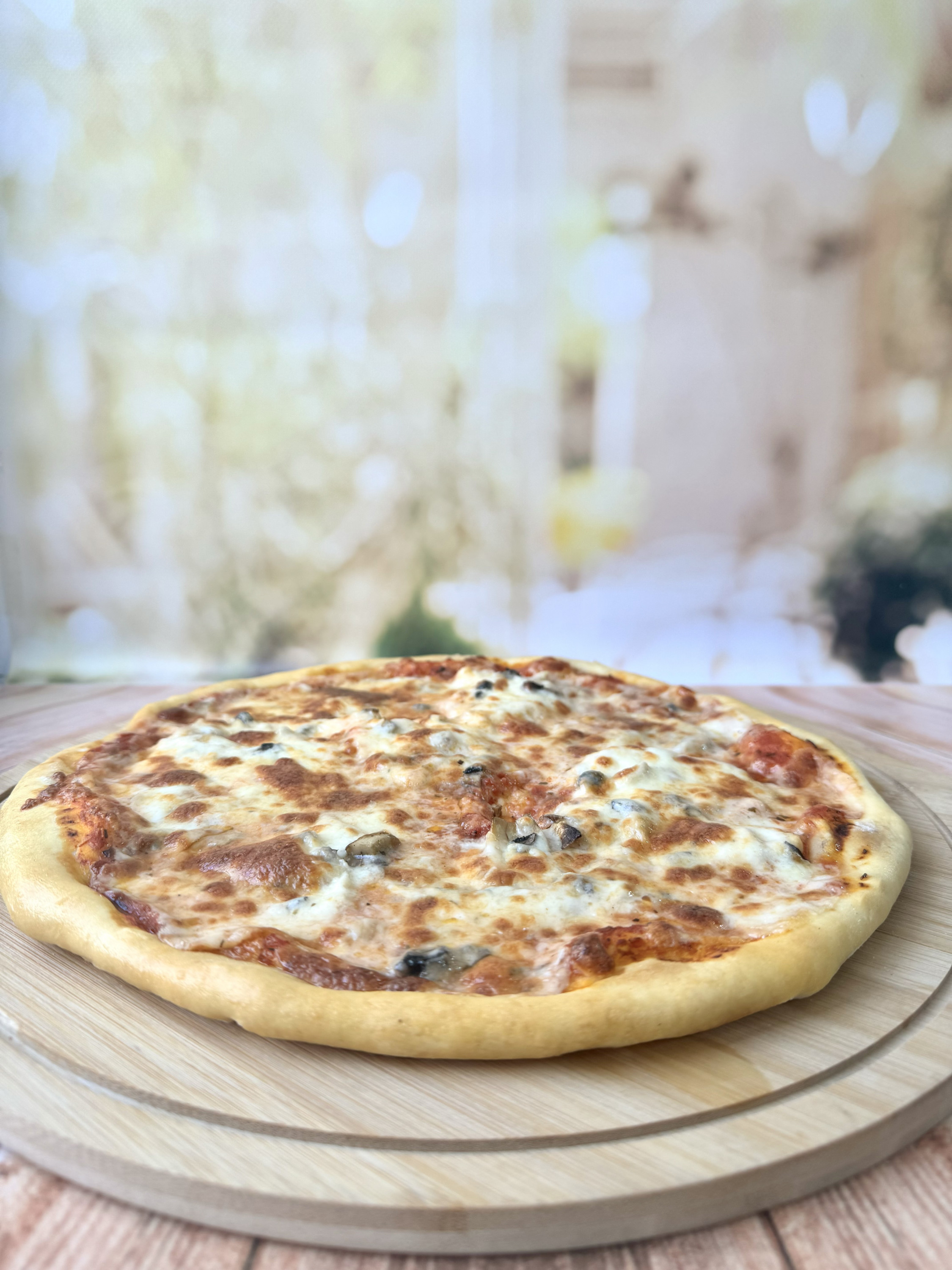 Пицца с цыплёнком и грибами