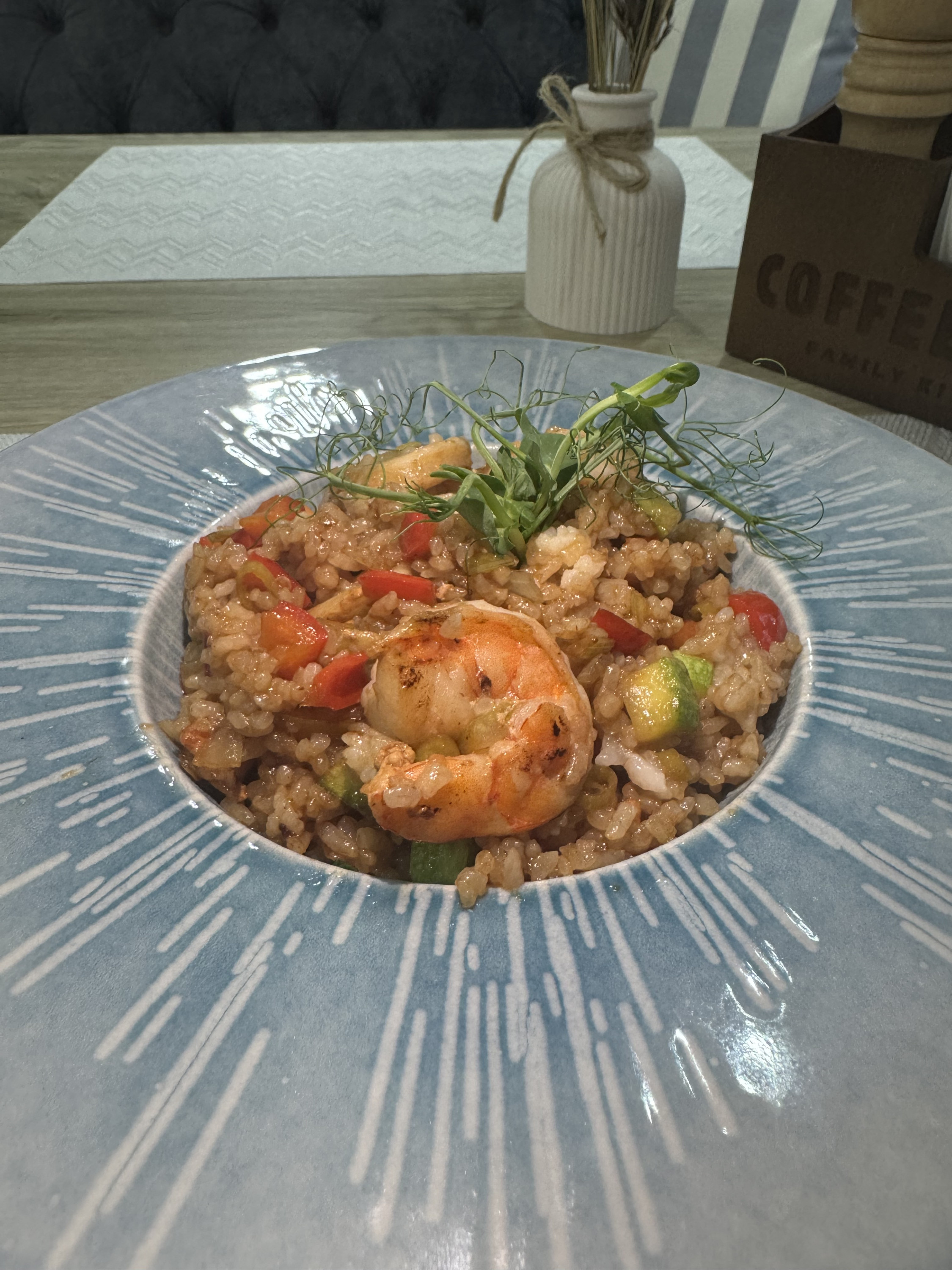 Рис с морепродуктами